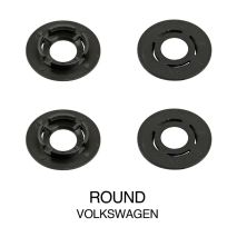 VOLKSWAGEN ΚΟΥΜΠΩΜΑΤΑ ΚΛΙΠΣ ΓΙΑ ΠΑΤΑΚΙΑ (ΣΤΡΟΓΓΥΛΑ) - 8 ΤΕΜ. Auto Moto Tyres 