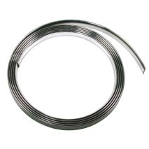 ΑΥΤΟΚΟΛΛΗΤΟ TRIM ΧΡΩΜΙΟ ΕΠΙΠΕΔΟ ΓΙΑ ΠΟΡΤΕΣ, ΓΡΙΛΙΕΣ, ΠΡΟΦΥΛΑΚΤΗΡΕΣ, ΠΛΑΙΝΑ ΠΑΧΟΣ 21MM ΜΗΚΟΣ 4M Auto Moto Tyres 