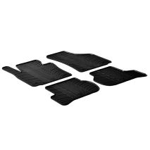 ΜΑΡΚΕ ΠΑΤΑΚΙΑ ΣΕ ΣΚΑΦΗ ΛΑΣΤΙΧΟ ΓΙΑ SEAT LEON 09/2005-2012 SUMISURA ΣΕ ΜΑΥΡΟ ΧΡΩΜΑ ME ΚΟΥΜΠΩΜΑΤΑ LAMPA - 4 ΤΕΜ. Auto Moto Tyres 