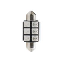 ΛΑΜΠΑΚΙΑ ΠΛΑΦΟΝΙΕΡΑΣ C5W/C10W 12V 1,44W SV8,5 36mm CAN-BUS+RADIATOR LED 6xSMD5050 PREMIUM ΜΠΛΕ 1ΤΕΜ. Auto Moto Tyres 