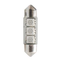 ΛΑΜΠΑΚΙΑ ΠΛΑΦΟΝΙΕΡΑΣ C5W/C10W 12V 0,72W SV8,5 36mm CAN-BUS LED 3xSMD5050 PREMIUM ΜΠΛΕ 1ΤΕΜ. M-TECH Auto Moto Tyres 