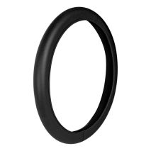 ΚΑΛΥΜΜΑ ΤΙΜΟΝΙΟΥ SKIN-COVER ΔΕΡΜΑΤΙΝΟ 38/40cm (M) ΜΑΥΡΟ ΕΛΑΣΤΙΚΟ 2mm ΠΑΧΟΣ Auto Moto Tyres 