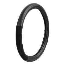 ΚΑΛΥΜΜΑ ΤΙΜΟΝΙΟΥ SUZUKA (M) 37/39cm ΔΕΡΜΑΤΙΝΗ ΜΑΥΡΟ ΑΟΣΜΟ ECO-FRIENDLY Auto Moto Tyres 