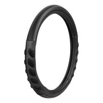 ΚΑΛΥΜΜΑ ΤΙΜΟΝΙΟΥ SPA (M) 37/39cm ΔΕΡΜΑΤΙΝΗ ΜΑΥΡΟ/ΓΚΡΙ ΑΟΣΜΟ ECO-FRIENDLY Auto Moto Tyres 