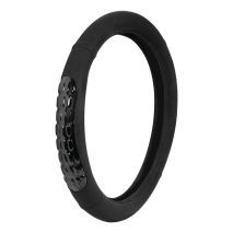 ΚΑΛΥΜΜΑ ΤΙΜΟΝΙΟΥ GEL GRIP (S) 35/37cm ΜΙΚΡΟΙΝΕΣ/ΤΖΕΛ ΜΑΥΡΟ ΑΟΣΜΟ ECO-FRIENDLY Auto Moto Tyres 