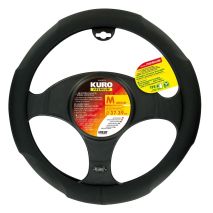 ΚΑΛΥΜΜΑ ΤΙΜΟΝΙΟΥ KURO PREMIUM M 37/39 cm ΜΑΥΡΟ ΑΠΟ ΑΟΣΜΟ, ΜΗ ΤΟΞΙΚΟ, ΟΙΚΟΛΟΓΙΚΟ ΚΑΙ ΑΝΑΚΥΚΛΩΣΙΜΟ ΔΙΑΤΡΗΤΟ TPE ΘΕΡΜΟΠΛΑΣΤΙΚΟ ΕΛΑΣΤΟΜΕΡΕΣ LAMPA - 1 ΤΕΜ. Auto Moto Tyres 