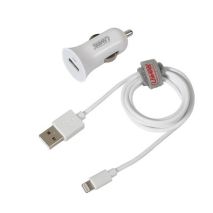Καλώδιο Φορτισης / Συγχρονισμού USB για Apple 100cm 8pin με αντάπτορα USB αναπτήρα Auto Moto Tyres 