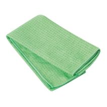 ΠΑΝΙ ΓΙΑ ΣΤΕΓΝΩΜΑ/ΣΚΟΥΠΙΣΜΑ ΜΕ ΜΙΚΡΟΙΝΕΣ ( MICROFIBRE) WAFFLE/ΑΝΑΓΛΥΦΟ ΠΡΑΣΙΝΟ 340g/m2 40x40cm Auto Moto Tyres 