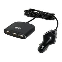 ΑΝΤΑΠΤΟΡΑΣ ΑΝΑΠΤΗΡΑ ME 5 USB 12/24V 11600mA 58W ΜΕ ΚΑΛΩΔΙΟ 180cm (FAST CHARGE) Auto Moto Tyres 