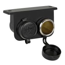 ΔΙΠΛΗ ΠΡΙΖΑ ΑΝΑΠΤΗΡΑ ΜΕ ΒΑΣΗ ΚΑΙ ΚΑΠΑΚΙΑ 12/24V Auto Moto Tyres 