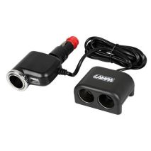 ΑΝΤΑΠΤΟΡΑΣ ΑΝΑΠΤΗΡΑ 3 ΘΕΣΕΩΝ+USB 10A ΜΕ ΚΑΛΩΔΙΟ 200cm 12/24V DUO 3in1 Auto Moto Tyres 