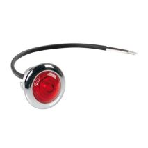 ΦΩΣ ΟΓΚΟΥ 12/24V LED ΚΟΚΚΙΝΟ ΣΤΡΟΓΓΥΛΟ 19,5mm 1ΤΕΜ. Auto Moto Tyres 