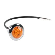 ΦΩΣ ΟΓΚΟΥ 12/24V LED ΠΟΡΤΟΚΑΛΙ ΣΤΡΟΓΓΥΛΟ 19,5mm 1ΤΕΜ. Auto Moto Tyres 