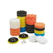 ΒΟΥΡΤΣΕΣ ΚΑΘΑΡΙΣΜΟΥ ΚΑΙ ΓΥΑΛΙΣΜΑΤΟΣ ΓΙΑ ΔΡΑΠΑΝΟ (ΔΙΑΜΕΤΡΟΣ 100mm) ΜΕ ΑΝΤΑΠΤΟΡΑ M10 LAMPA - 31 ΤΕΜ. Auto Moto Tyres 