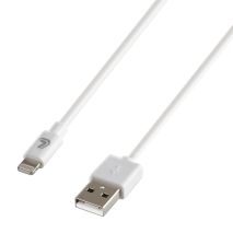 ΚΑΛΩΔΙΟ ΦΟΡΤΙΣΗΣ ΚΑΙ ΣΥΓΧΡΟΝΙΣΜΟΥ 100 cm APPLE 8 PIN ESSENTIALS LINE (ΛΕΥΚΟ) Auto Moto Tyres 
