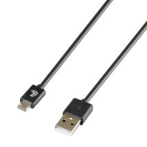 ΚΑΛΩΔΙΟ ΦΟΡΤΙΣΗΣ ΚΑΙ ΣΥΓΧΡΟΝΙΣΜΟΥ MICRO USB 200cm ΜΑΥΡΟ ESSENTIALS LAMPA - 1 ΤΕΜ. Auto Moto Tyres 