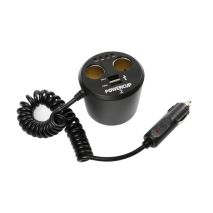 ΑΝΤΑΠΤΟΡΑΣ ΑΝΑΠΤΗΡΑ POWERCUP 2 12V + 2USB + TESTER ΜΠΑΤΑΡΙΑΣ Auto Moto Tyres 