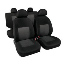 Καλύμματα Καθισμάτων Classic υψηλής ποιότητας ζακάρ Γκρι / Μαύρο Auto Moto Tyres 