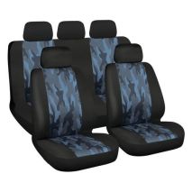 ΚΑΛΥΜΜΑΤΑ ΚΑΘΙΣΜΑΤΩΝ CAMO NAVY FASHION-TREND SERIES ΠΑΡΑΛΛΑΓΗΣ ΣΕΤ Auto Moto Tyres 