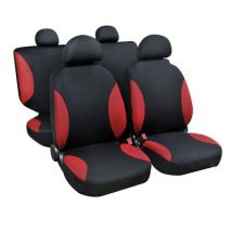 ΚΑΛΥΜΜΑΤΑ ΚΑΘΙΣΜΑΤΩΝ PALINURO SET 4ΤΕΜ. ΜΑΥΡΟ/KOKKINO Auto Moto Tyres 