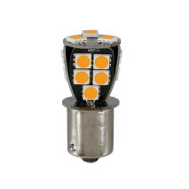 P21W 24/32V Ba15s 110lm 18xSMDx1CHIP LED CAN-BUS (ΦΟΥΝΤΟΥΚΙ) ΠΟΡΤΟΚΑΛΙ BLISTER​ LAMPA - 1 TEM. Auto Moto Tyres 