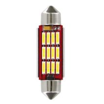 ΛΑΜΠΑΚΙ ΠΛΑΦΟΝΙΕΡΑΣ 12V 12x41mm 150lm ΛΕΥΚΟ MEGA-LED12 (ΔΙΠΛΗΣ ΠΟΛΙΚΟΤΗΤΑΣ- CAN-BUS) BLISTER 1ΤΕΜ. Auto Moto Tyres 