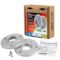 ΑΠΟΣΤΑΤΕΣ ΠΡΟΣΘΗΚΕΣ ΤΡΟΧΩΝ 20 mm B24 ΚΑΡΕ 5 X 112 mm ΚΕΝΤΡΟ 57,1 mm ΔΙΑΜΕΤΡΟΣ 14 mm ΓΙΑ AUDI / FORD / SEAT / SKODA / VW - 2 ΤΕΜ. Auto Moto Tyres 