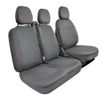 ΚΑΛΥΜΜΑΤΑ ΚΑΘΙΣΜΑΤΩΝ ΚΑΙ ΠΡΟΣΚΕΦΑΛΑ ΓΙΑ 3 ΣΕΙΡΕΣ ΘΕΣΕΩΝ ΣΕ ΓΚΡΙ ΣΚΟΥΡΟ ΧΡΩΜΑ SEDILI SET LARGE LAMPA - 1 ΤΕΜ. Auto Moto Tyres 