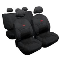 ΚΑΛΥΜΜΑΤΑ ΚΑΘΙΣΜΑΤΩΝ"DRIVE-JEANS" ΣΕΤ - ΜΑΥΡ Auto Moto Tyres 