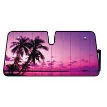 ΕΣΩΤΕΡΙΚΗ ΗΛΙΟΠΡΟΣΤΑΣΙΑ ΠΑΡΜΠΡΙΖ PREMIUM PALM BEACH SUNSET (68 Χ 147 cm) Auto Moto Tyres 