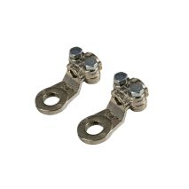 ΑΚΡΟΔΕΚΤΕΣ ΚΑΛΩΔΙΩΝ ΜΠΑΤΑΡΙΑΣ 35mm²  ΜΕ ΤΡΥΠΑ 10mm ΜΕ ΠΛΑΚΑ ΣΥΣΦΙΞΗΣ 2ΤΕΜ Auto Moto Tyres 