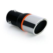 ΑΚΡΟ ΕΞΑΤΜΙΣΗΣ TS-25 Φ 37-58 mm - ΣΤΡΟΓΓΥΛΟ ΜΑΥΡΟ/ΙΝΟΧ Auto Moto Tyres 