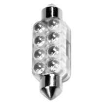 ΛΑΜΠΑΚΙ ΠΛΑΦΟΝΙΕΡΑΣ 8 LED 13x44mm ΚΟΚΚΙΝΟ Auto Moto Tyres 