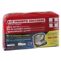 ΦΑΡΜΑΚΕΙΟ - ΚΙΤ ΠΡΩΤΩΝ ΒΟΗΘΕΙΩΝ ΣΕ ΘΗΚΗ ΜΕ ΦΕΡΜΟΥΑΡ DIN 13164 -2014 Auto Moto Tyres 