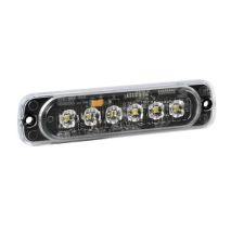 ΣΤΡΟΜΠΟ ΛΕΥΚΟ LF1 12/24V ΜΕ 6 LED 19 ΧΡΗΣΕΩΝ ΑΔΙΑΒΡΟΧΟ 113x28mm 1ΤΕΜ. Auto Moto Tyres 