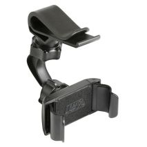 ΒΑΣΗ ΚΙΝΗΤΟΥ ΓΙΑ ΗΛΙΑΣΤΡΟ VISOR SNAP 55-80mm SILVER LINE Auto Moto Tyres 