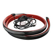 ΤΑΙΝΙΑ ΣΙΛΙΚΟΝΗΣ LED ΚΟΚΚΙΝΟ ΦΩΣ CARBON-LOOK ΠΟΡΤ ΜΠΑΓΚΑΖ  SPOILER LED LIGHT 12V IP67 25χ10mm 120cm LAMPA -  1 Τεμ. Auto Moto Tyres 