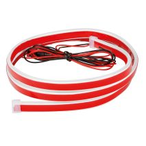 ΤΑΙΝΙΑ ΣΙΛΙΚΟΝΗΣ LED ΜΕ ΛΕΥΚΟ ΦΩΣ ΓΙΑ ΚΑΠΟ ΕΜΠΡΟΣ ΑΥΤΟΚΟΛΛΗΤΗ HOOD LED LIGHT 12V IP67 12Χ5mm 120cm LAMPA -  1 Τεμ. Auto Moto Tyres 