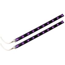 ΤΑΙΝΙΑ ΜΕ 10 LED ΕΥΚΑΜΠΤΗ FLEX STRIP 20 CM 12V ΜΩΒ 2ΤΕΜ Auto Moto Tyres 