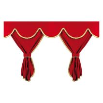 ΣΕΤ ΚΟΥΡΤΙΝΕΣ ΝΤΑΛΙΚΑΣ PRIVILEGE HIGH SIDE ΚΟΚΚΙΝΟ 8ΤΕΜ. Auto Moto Tyres 