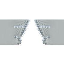 ΚΟΥΡΤΙΝΕΣ ΝΤΑΛΙΚΑΣ LUXURY SMART ΑΣΗΜΙ/ΜΠΛΕ ΣΕΤ LAMPA - 5 ΤΕΜ. Auto Moto Tyres 