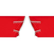 ΚΟΥΡΤΙΝΕΣ ΝΤΑΛΙΚΑΣ LUXURY SMART ΚΟΚΚΙΝΟ/ΜΑΥΡΟ ΣΕΤ LAMPA - 5 ΤΕΜ. Auto Moto Tyres 