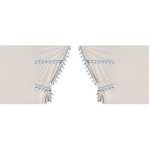 ΚΟΥΡΤΙΝΕΣ ΝΤΑΛΙΚΑΣ LUXURY SMART ΚΡΕΜ/ΜΠΛΕ ΣΕΤ LAMPA - 5 ΤΕΜ. Auto Moto Tyres 