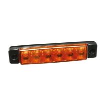 ΦΩΣ ΟΓΚΟΥ 9>32V 6 LED ΠΟΡΤΟΚΑΛΙ ΧΡΩΜΑ 95,6x19,8mm ΜΕ ΕΓΚΡΙΣΗ ΤΥΠΟΥ E148 LAMPA -  20 Τεμ. Auto Moto Tyres 