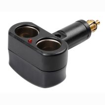 ΑΝΤΑΠΤΟΡΑΣ ΑΝΑΠΤΗΡΑ ΔΙΠΛΟΣ AD-2 12/24V 15A ΜΕ ΦΩΣ ΕΝΔΕΙΞΗΣ LED Auto Moto Tyres 