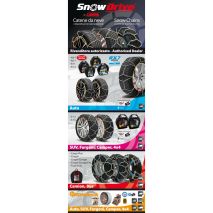 POSTER SNOW CHAINS Auto Moto Tyres 