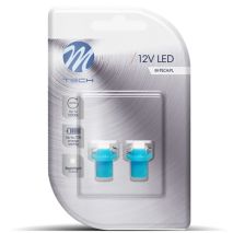 BAX 12V B8,5d 0,24W LED 1xSMD5050 ΜΠΛΕ BLISTER 2ΤΕΜ. M-TECH Auto Moto Tyres 