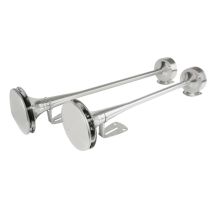 ΚΟΡΝΑ ΔΙΠΛΗ ΠΝΕΥΜΑΤΙΚΗ 118dB 24V  58+64cm ΜΕ ΒΑΣΕΙΣ ΣΤΗΡΙΞΗΣ Auto Moto Tyres 