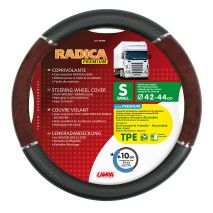 ΚΑΛΥΜΜΑ ΤΙΜΟΝΙΟΥ ΦΟΡΤΗΓΟΥ RADICA (S) 42-44cm (ΜΑΥΡΟ/ΞΥΛΟ/ΟΙΚΟΛΟΓΙΚΟ/ΑΟΣΜΟ) Auto Moto Tyres 