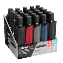 ΟΜΠΡΕΛΕΣ COMPACT TOP Φ97cm ΑΝΤΙΑΝΕΜ ΑΥΤΟΜΑΤΟ ΑΝΟΙΓΜΑ/ΚΛΕΙΣΙΜΟ ΔΙΑΦΟΡΑ ΧΡΩΜΑΤΑ 31x31x24cm ΣΤΑΝΤ - 25 ΤΕΜ Auto Moto Tyres 